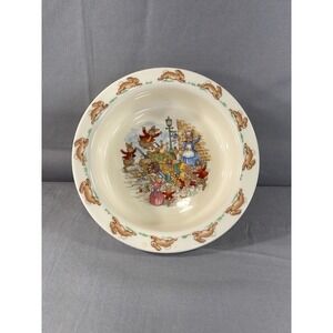 Vintage Royal Doulton Bunnykins 1936 Bowl 6 3/8"Round